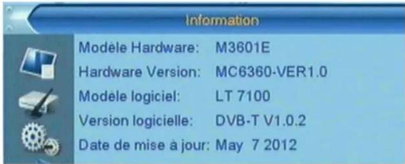 Lenson LT 7100 - Informations du terminal - 1