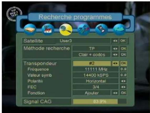 Lenson LD 4004 - Recherche programmes - 1