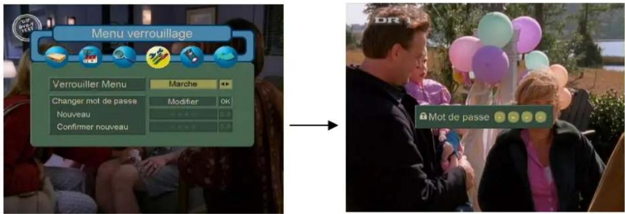 Lenson LD 4004 - Menu verrouillage - 1