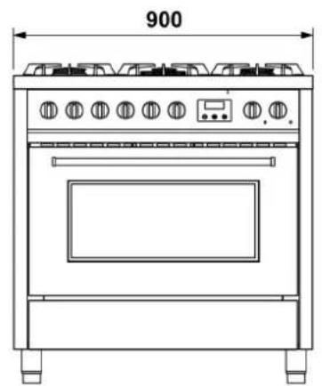 Steel Cucine Adagio - ABMESSAGEGEN (mm) - 4