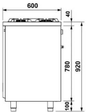 Steel Cucine Adagio - ABMESSAGEGEN (mm) - 6