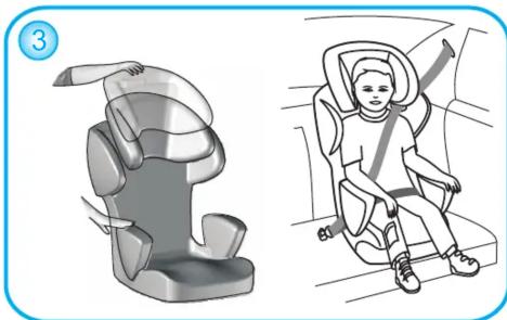 Boulgom SafeConfort - INSTALLATION DU REHAUSSEUR DANS VOTRE VOITURE - 1