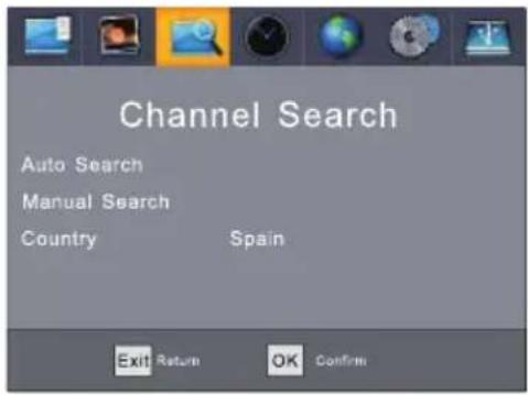 Sunstech DTB4660HDBK - Channel Search - 1