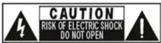 Sunstech DTB4660HDBK - Riesgo de descarga electrica - 3