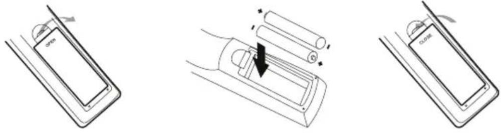 Sunstech DTB4660HDBK - Instalar as Baterias - 1