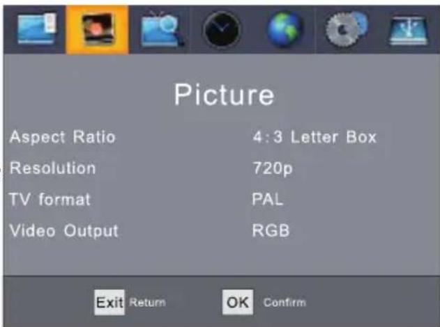 Sunstech DTB4660HDBK - Configuración de laImagen - 1