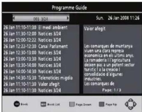 Sunstech DTB4660HDBK - EPG (Guide électronique des programmes) - 1