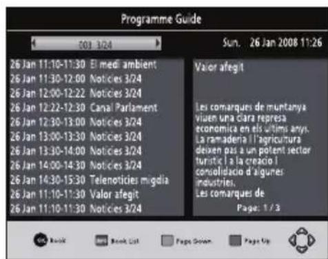 Sunstech DTB4660HDBK - EPG (Guía Electrónica de Programas) - 1