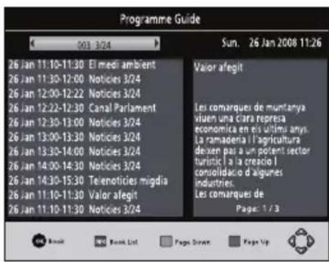 Sunstech DTB4660HDBK - EPG (Electronic program guide) - 1