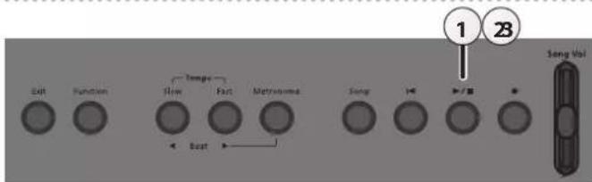 ROLAND FP60 - Démarrer votre enregistrement et le sauvegarder - 1