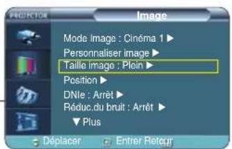 SAMSUNG SPH800BE - Sélection de la taille de l'image - 9