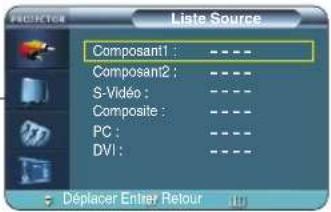 SAMSUNG SPH800BE - Configuration de la source d'entrée externe - 9