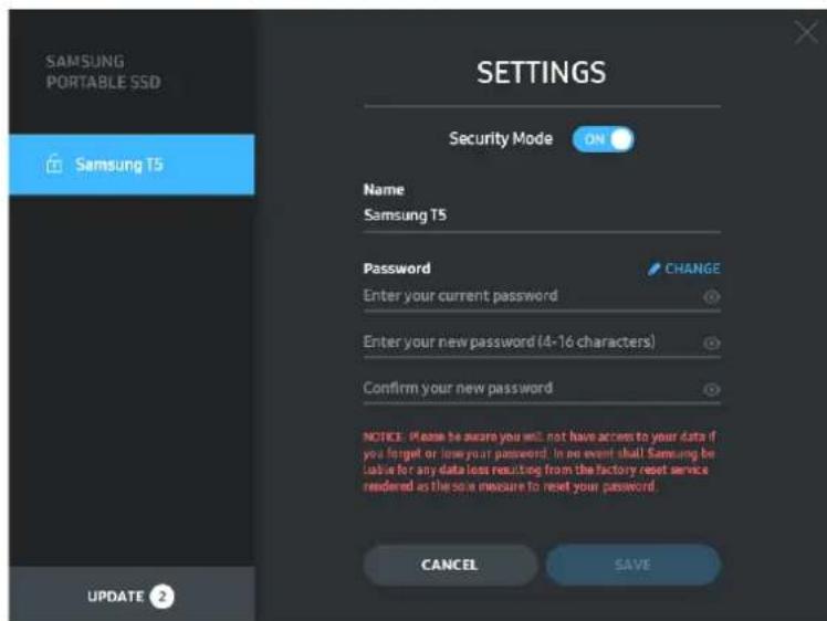 SAMSUNG MUPA2T0B - SETTINGS (PARAMETRES) - 2