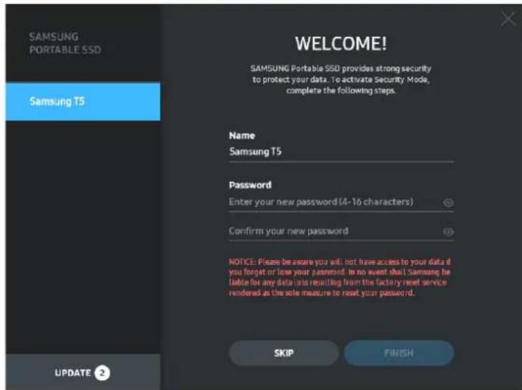 SAMSUNG MUPA2T0B - Utilisation du T5 - 1