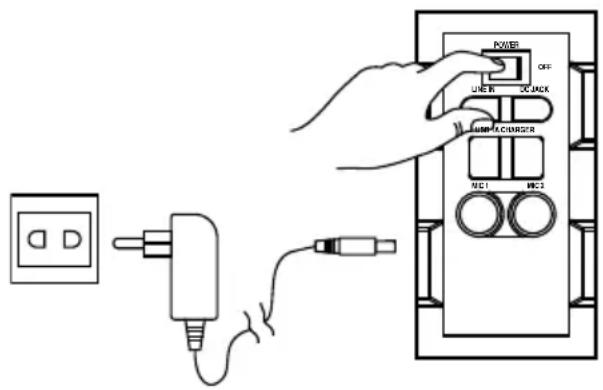 DENVER TSP303 - TILSLUTNING TIL LYSNETTET - 1
