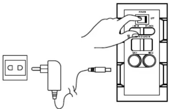 DENVER TSP303 - ANSCHLUSS AN DIE STROMVERSORGUNG - 1