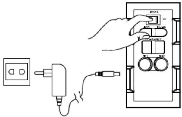 DENVER TSP303 - VIRRAN KYTKENTÄ - 2