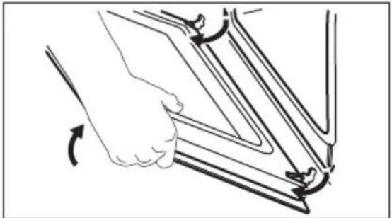 FAURE FZA27901BU - COMMENT DÉMONTER ET INSTALLER : COUVERCLE - 4