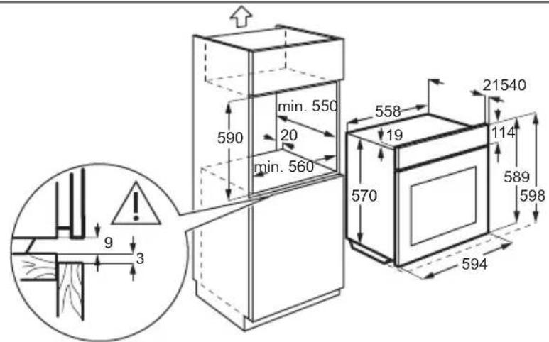 FAURE FZA27901BU - ENCASTREMENT - 2