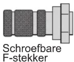 TECHNISAT Viotenne 55 - Monteer de F-stekker uitsluitend als er geen stroom op de ontvangstinstallatie staat! - 2
