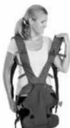 Infantino Flip Advanced - Utilisation du Porte-bebe pour un Bebe Plus Vieux : Position Face vers l'intérieur avec le Siège Large - 3