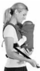 Infantino Flip Advanced - Utilisation du Porte-bébe pour un Bébé Plus Vieux : Position Face vers l'extérieur avec le Siège Étroit - 9