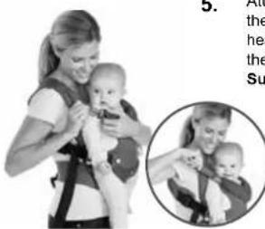 Infantino Flip Advanced - Utilisation du Porte-bebe pour les Bébes Plus Vieux : Position Sac à Dos avec Siège Large - avec Assistance - 4