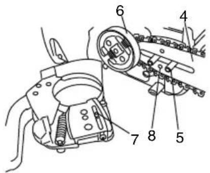 HITACHI CS 33EB - Never try to start engine without side case securely fastened. - 3