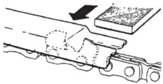 HITACHI CS 33EB - LOWERING DEPTH GAUGES WITH A FILE - 1