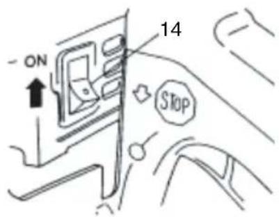 HITACHI CS 33EB - CAUTION - 1