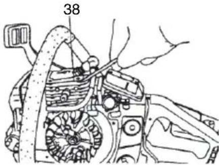 HITACHI CS 33EB - Nettoyage des ailettes du cylindre (Fig. 35) - 1