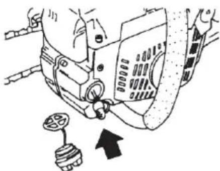HITACHI CS 33EB - Filtro de aceite para cadena (Fig. 34) - 1