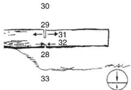 HITACHI CS 33EB - CROSS CUTTING LOGS, PRESSURE ON BOTTOM - 1