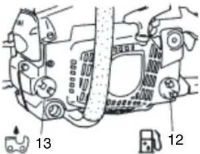 HITACHI CS 33EB - ADVERTENCIA (Fig. 8) - 1