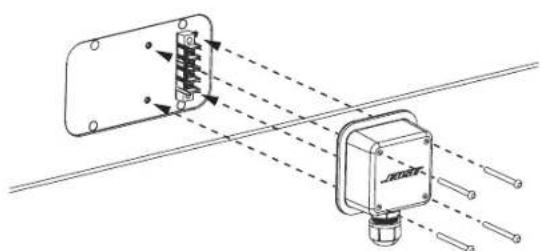 BOSE MB210 - Mounting the Subwoofer with the U-bracket - 5