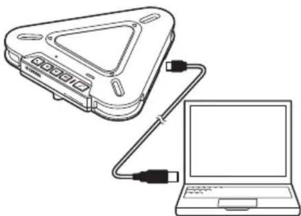 YAMAHA PJP20UR - Conecte esta unidad a la Mac mediante el cable USB proportionsado. - 1