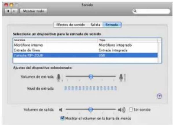 YAMAHA PJP20UR - Ajuste de la sensibilitad del microfono - 1