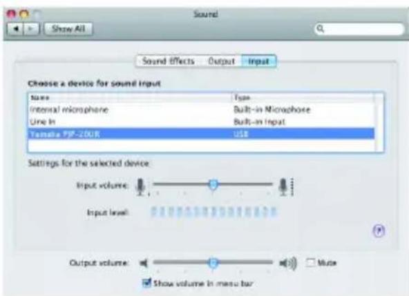 YAMAHA PJP20UR - Adjusting the microphone sensitivity - 1