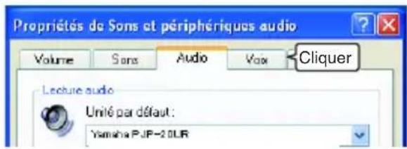 YAMAHA PJP20UR - Cliquez sur l'onglet "Voix". - 1