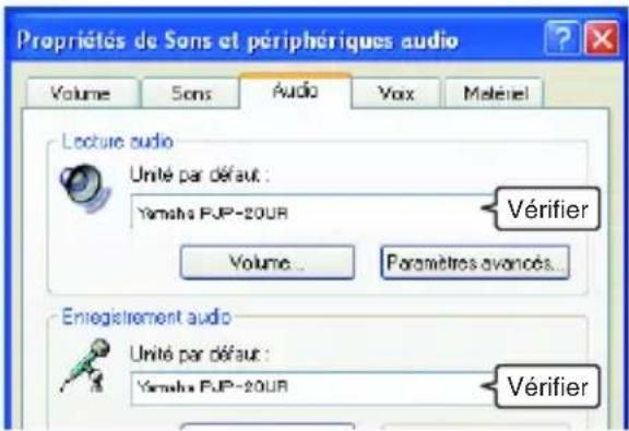 YAMAHA PJP20UR - Vérifiez les réglages. - 1