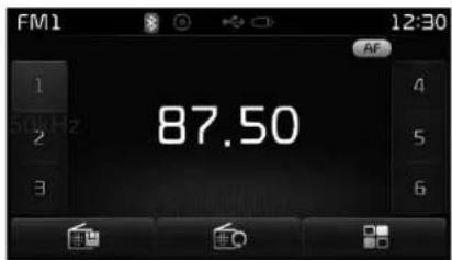 KIA Carens (2015) - Utilisation du mode Radio - 1