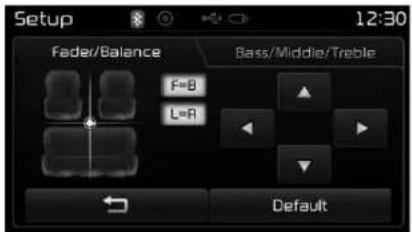 KIA Carens (2015) - Sound Settings (Paramètres sonores) - 1