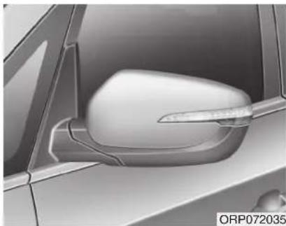 KIA Carens (2015) - Remplacement de l'ampoule du répétiteur latéral - 1