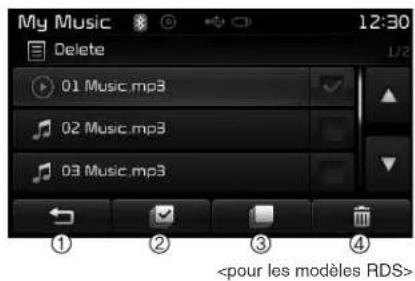 KIA Carens (2015) - Menu List (Liste) - 1