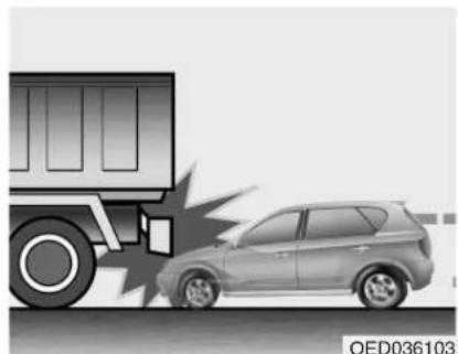 KIA Carens (2015) - Conditions de non-déclenchement de l'airbag - 5