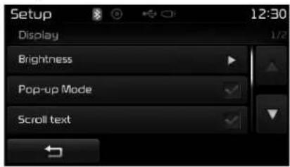 KIA Carens (2015) - Scroll Text (Défilement du texte) - 1