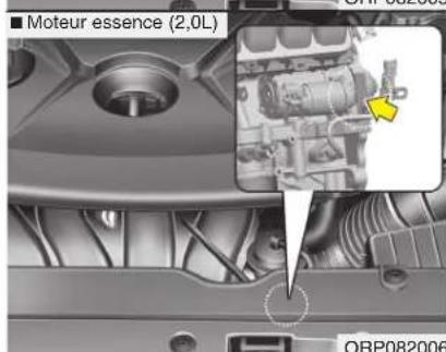 KIA Carens (2015) - NUMÉRO DE MOTEUR - 2