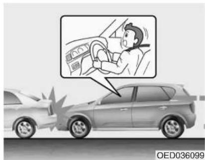 KIA Carens (2015) - Conditions de non-déclenchement de l'airbag - 1