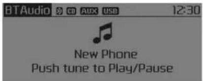 KIA Carens (2015) - Utilisation des fonctionnalités audio Bluetooth® Wireless Technology - 1