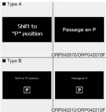 KIA Carens (2015) - Messages d'avertissement (le cas échéant) - 1